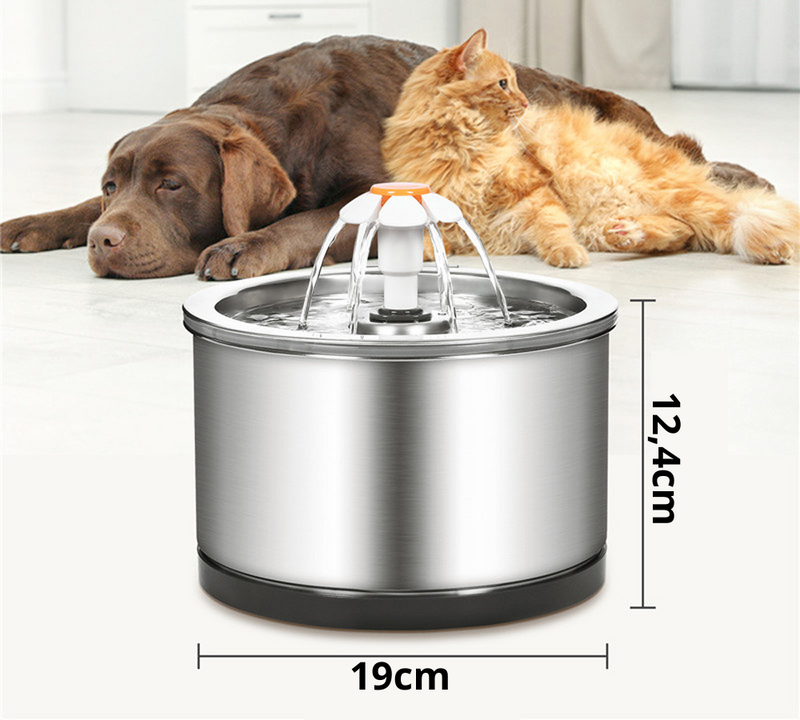 Fonte de Água em Aço Inox - FlorCat