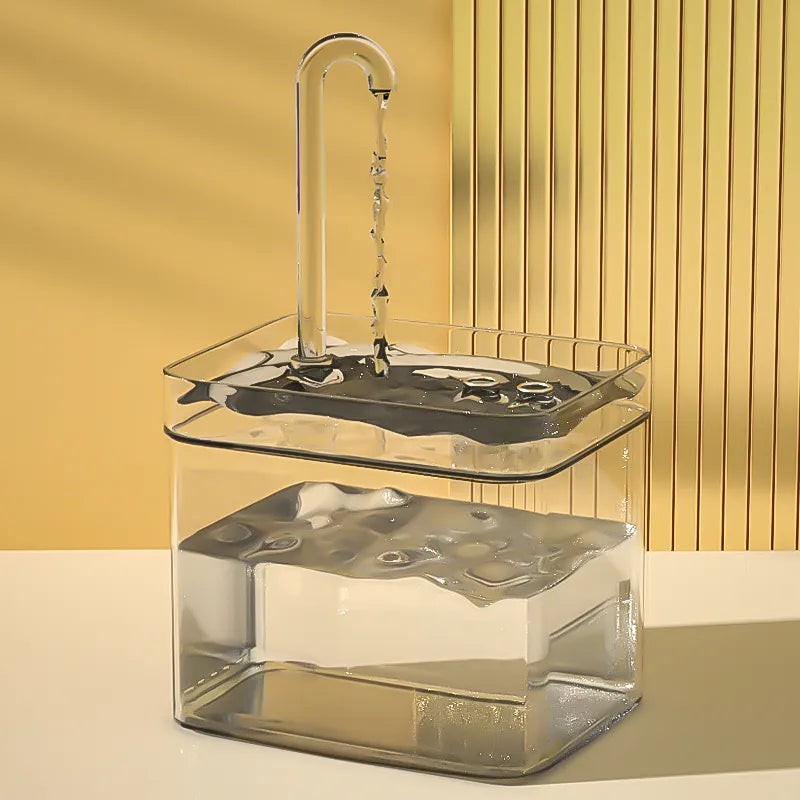 Bebedouro Transparente Automático para Gatos - AquaPurr
