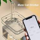 Bebedouro Transparente Automático para Gatos - AquaPurr