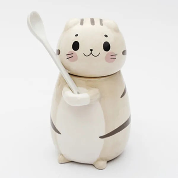 Caneca Gatinho de Cerâmica
