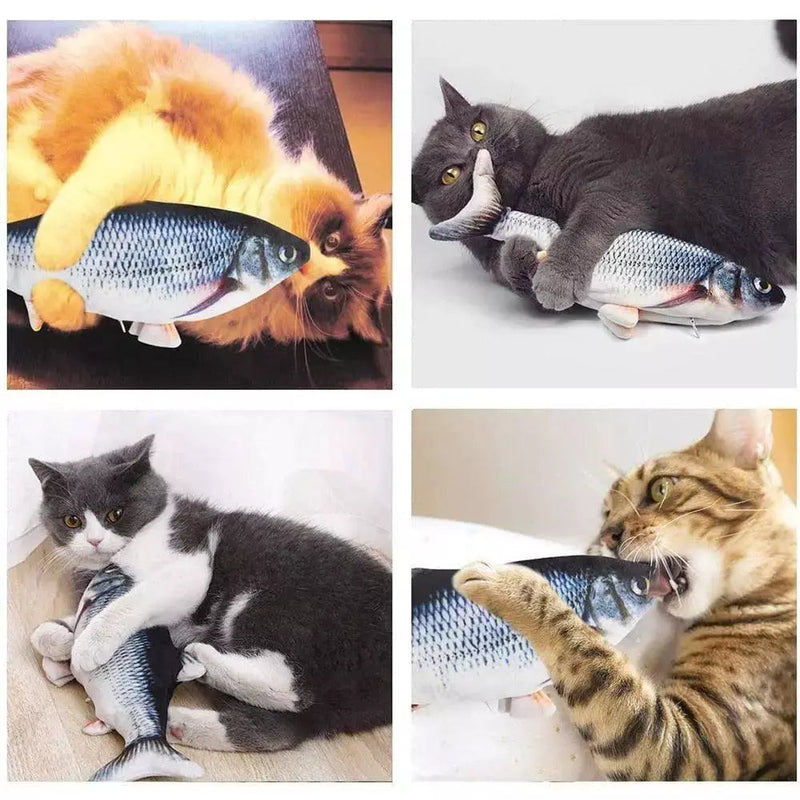 E-ToyFish - Brinquedo Peixe Elétrico Para Gatos
