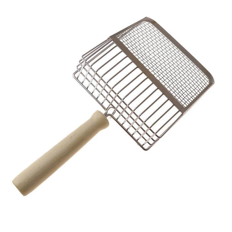 Pá Inox Pro Clean 2 em 1 para Areia de Gato