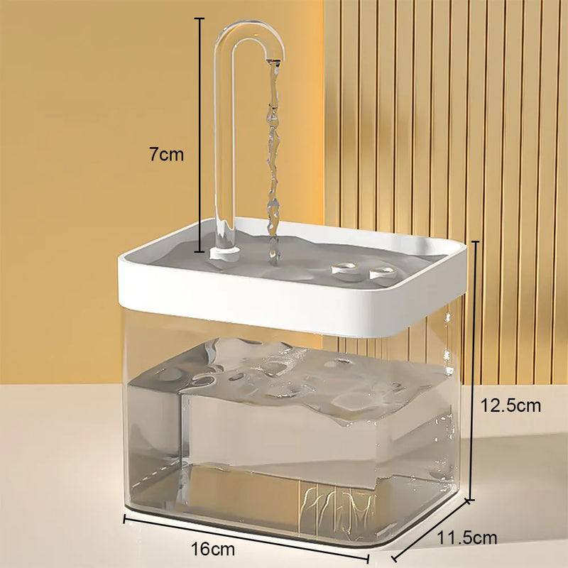 Bebedouro Transparente Automático para Gatos - AquaPurr