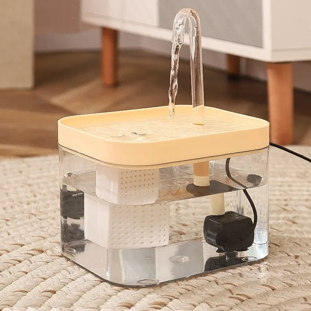 Bebedouro Transparente Automático para Gatos - AquaPurr