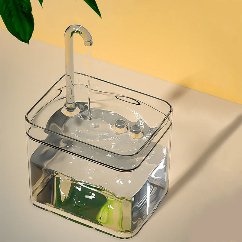 Bebedouro Transparente Automático para Gatos - AquaPurr